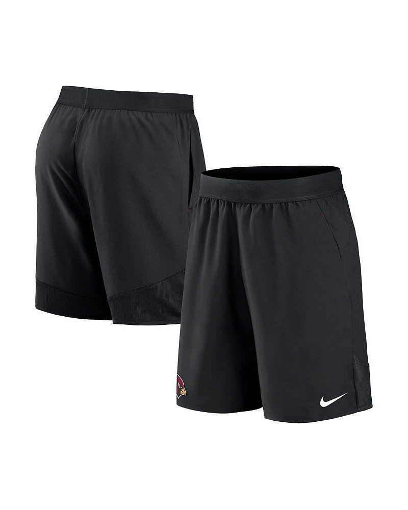 Men's Black Arizona Cardinals Stretch Woven Shorts $18.92 Shorts