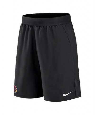 Men's Black Arizona Cardinals Stretch Woven Shorts $18.92 Shorts