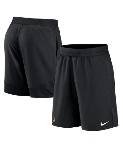 Men's Black Arizona Cardinals Stretch Woven Shorts $18.92 Shorts