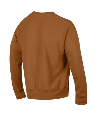 Men's Texas Orange Texas Longhorns Arch Reverse Weave Pullover Sweatshirt $41.65 Sweatshirt