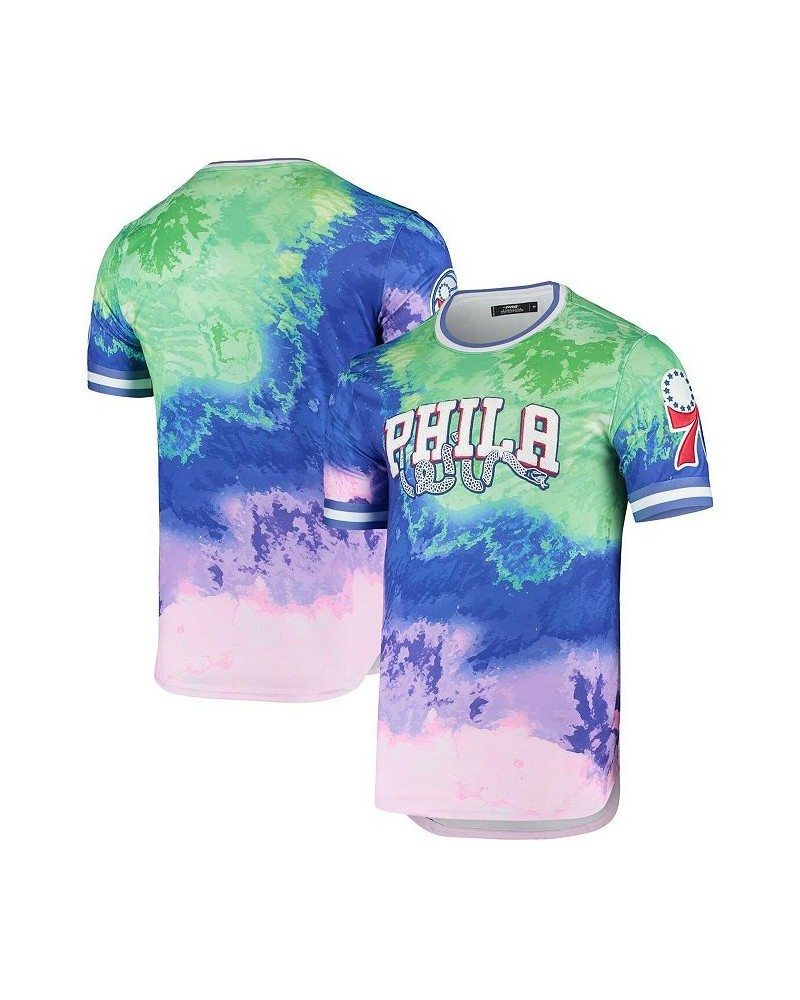 Men's Philadelphia 76Ers Dip-Dye T-shirt $26.66 T-Shirts