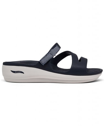 Women's Foamies Arch Fit Ascend - Admired Sandals Blue $22.50 Shoes