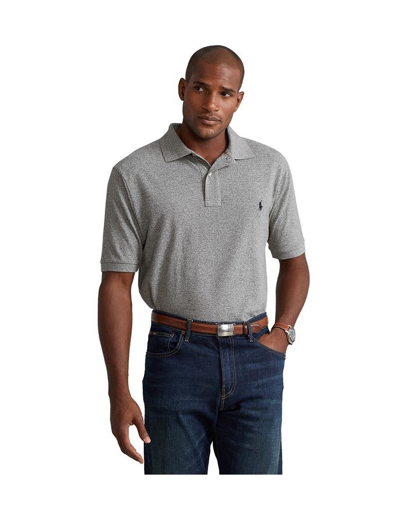 Men's Big & Tall Classic-Fit Cotton Mesh Polo Canterbury Heather $55.20 Polo Shirts