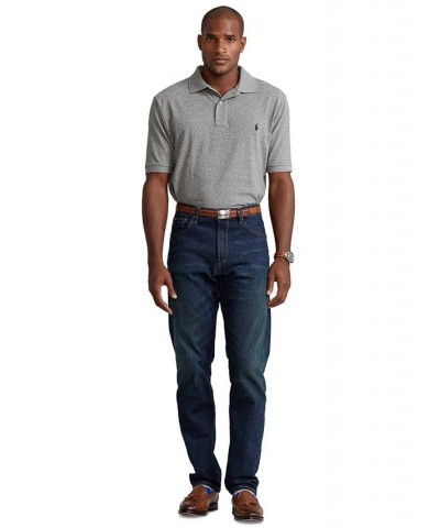 Men's Big & Tall Classic-Fit Cotton Mesh Polo Canterbury Heather $55.20 Polo Shirts