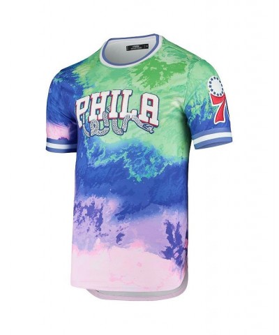 Men's Philadelphia 76Ers Dip-Dye T-shirt $26.66 T-Shirts