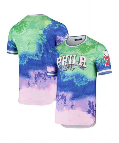 Men's Philadelphia 76Ers Dip-Dye T-shirt $26.66 T-Shirts