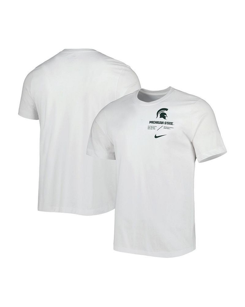 Men's White Michigan State Spartans Team Practice Performance T-shirt $21.60 T-Shirts