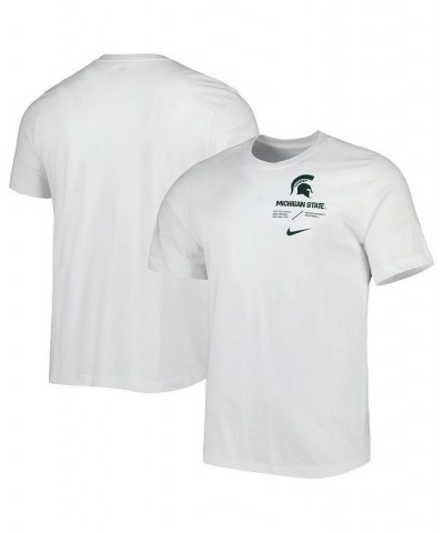 Men's White Michigan State Spartans Team Practice Performance T-shirt $21.60 T-Shirts