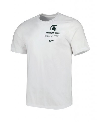 Men's White Michigan State Spartans Team Practice Performance T-shirt $21.60 T-Shirts