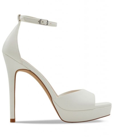 Prisilla Platform Chain Dress Sandals White $49.68 Shoes