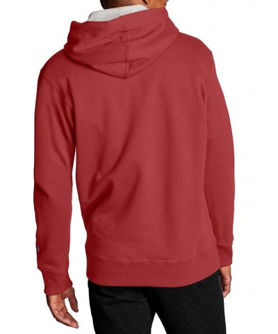 Men's Script Logo Powerblend Hoodie Team Red $24.09 Sweatshirt