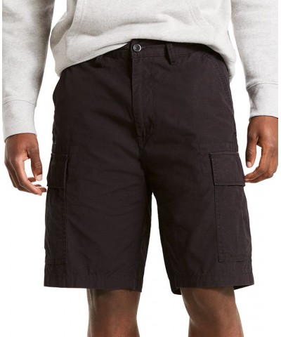 Men's Carrier Loose-Fit Non-Stretch Cargo Shorts Black $24.00 Shorts