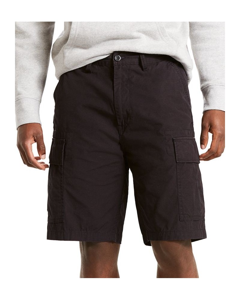 Men's Carrier Loose-Fit Non-Stretch Cargo Shorts Black $24.00 Shorts