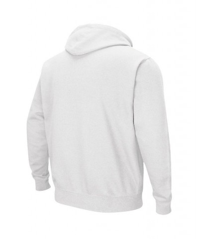 Men's White Auburn Tigers Arch Logo 3.0 Pullover Hoodie $35.39 Sweatshirt