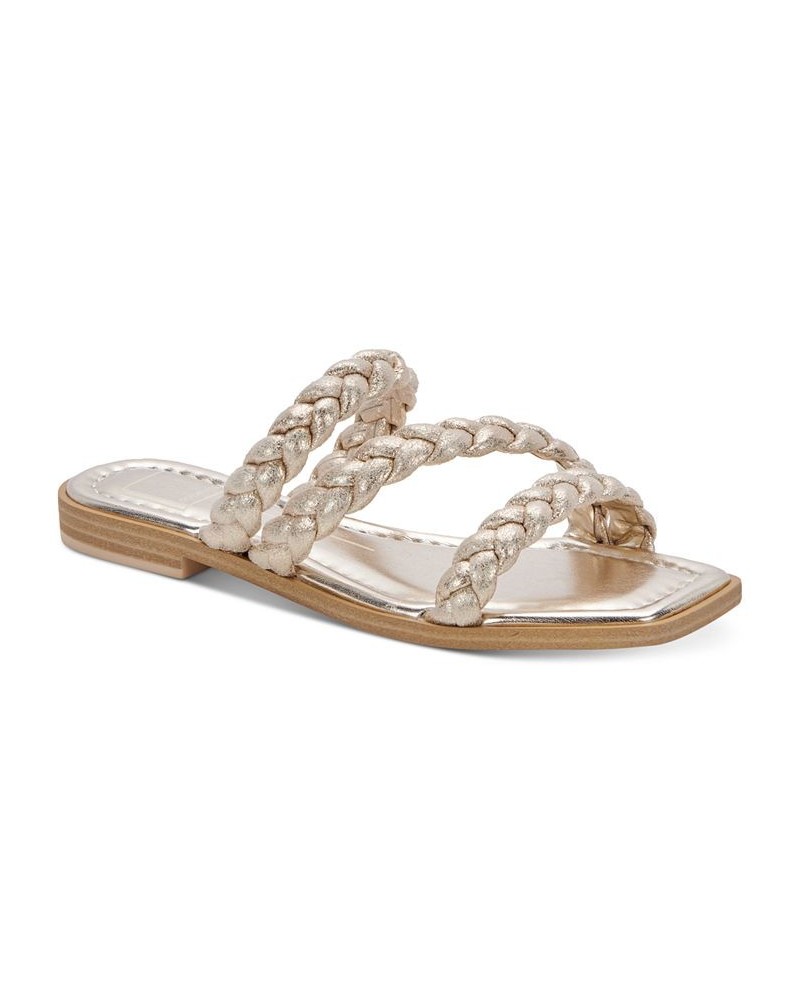 Women's Iman Asymmetrical Band Sandals PD09 $44.00 Shoes