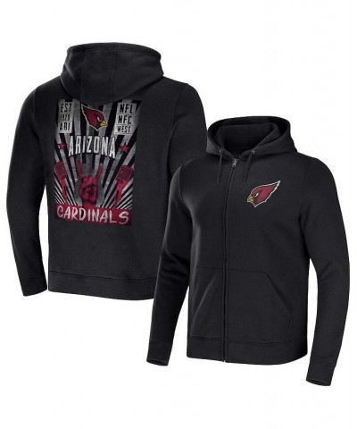 Men's NFL x Darius Rucker Collection by Black Arizona Cardinals Rocker Full-Zip Hoodie $35.10 Sweatshirt