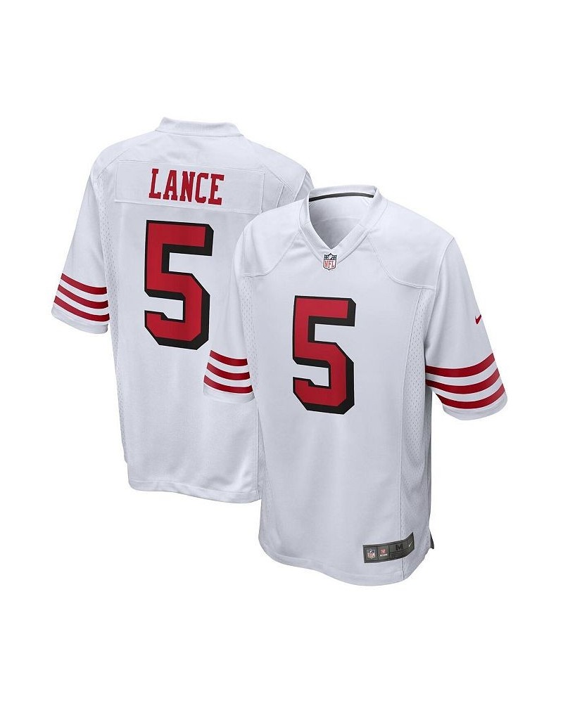 Men's Trey Lance White San Francisco 49ers Alternate Game Jersey $49.22 Jersey