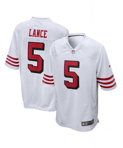 Men's Trey Lance White San Francisco 49ers Alternate Game Jersey $49.22 Jersey