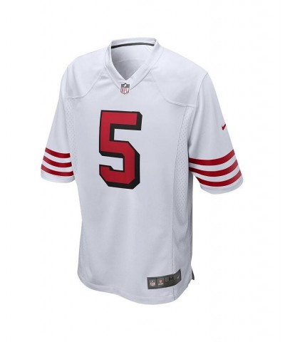 Men's Trey Lance White San Francisco 49ers Alternate Game Jersey $49.22 Jersey