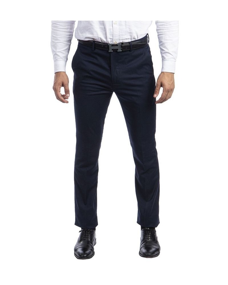 Performance Men's Stretch Dress Pants Navy $40.49 Pants