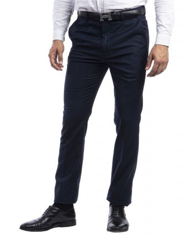 Performance Men's Stretch Dress Pants Navy $40.49 Pants