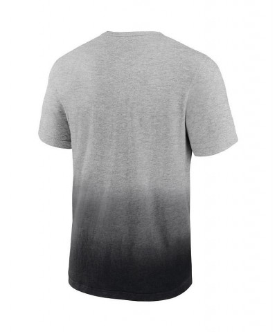 Men's Branded Heathered Gray, Black Washington Football Team Team Ombre T-shirt $18.90 T-Shirts