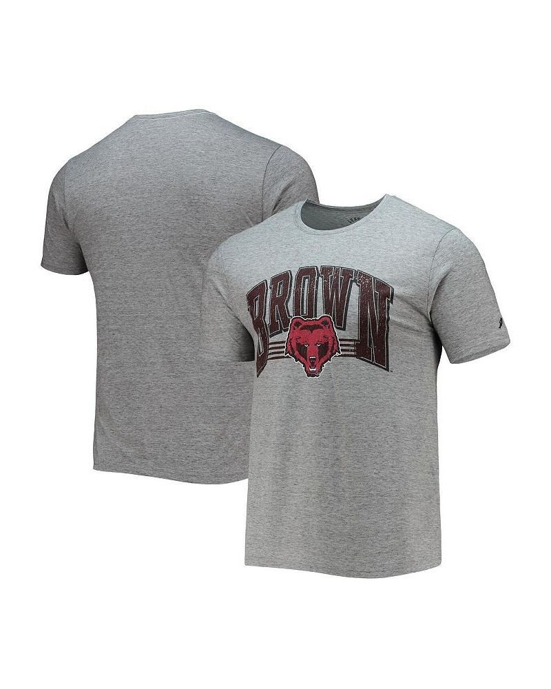 Men's Heathered Gray Brown Bears Upperclassman Reclaim Recycled Jersey T-shirt $26.54 T-Shirts