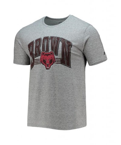 Men's Heathered Gray Brown Bears Upperclassman Reclaim Recycled Jersey T-shirt $26.54 T-Shirts