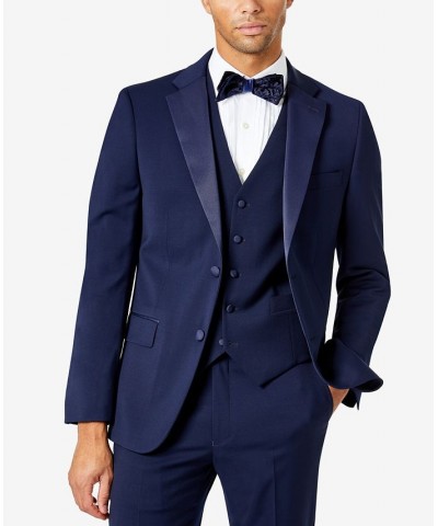 Men's Modern-Fit Flex Stretch Tuxedo Blue $74.00 Suits