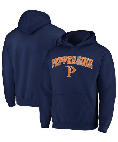 Men's Navy Pepperdine Waves Campus Pullover Hoodie $18.00 Sweatshirt