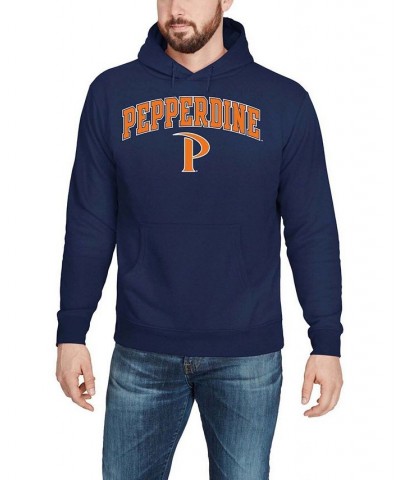 Men's Navy Pepperdine Waves Campus Pullover Hoodie $18.00 Sweatshirt