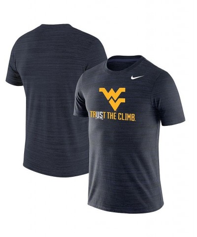 Men's Navy West Virginia Mountaineers Trust the Climb Velocity Legend T-shirt $27.99 T-Shirts