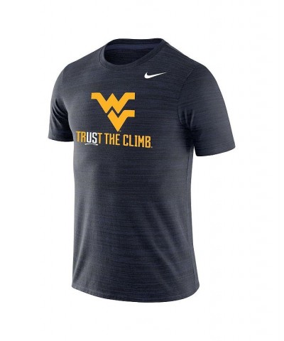 Men's Navy West Virginia Mountaineers Trust the Climb Velocity Legend T-shirt $27.99 T-Shirts