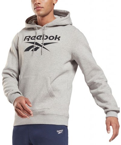 Men's Logo-Print Fleece Hoodie & Joggers Medium Heather Grey/Black $21.99 Sweatshirt