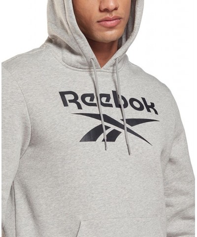 Men's Logo-Print Fleece Hoodie & Joggers Medium Heather Grey/Black $21.99 Sweatshirt