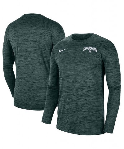 Men's Green Michigan State Spartans 2022 Sideline Game Day Velocity Performance Long Sleeve T-shirt $25.85 T-Shirts