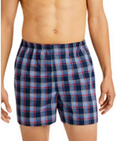 Men's 3-Pk. Ultimate Comfort Flex Fit Stretch Woven Boxers Multi $13.78 Underwear