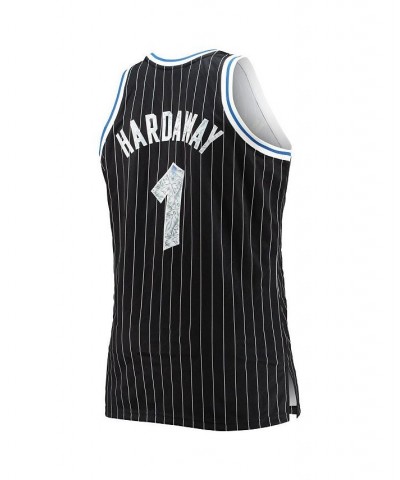 Men's Penny Hardaway Black Orlando Magic Big and Tall 1994-95 NBA 75th Anniversary Diamond Swingman Jersey $45.88 Jersey