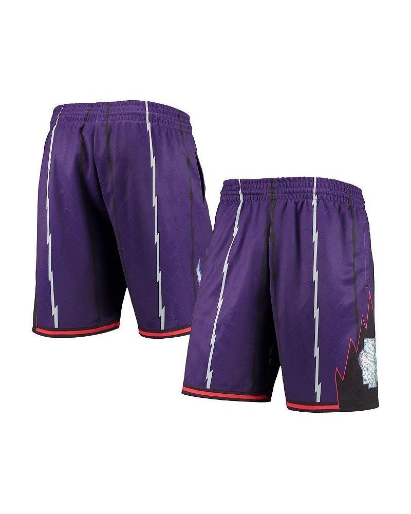 Men's Purple Toronto Raptors 1998 Hardwood Classics 75th Anniversary Swingman Shorts $54.60 Shorts