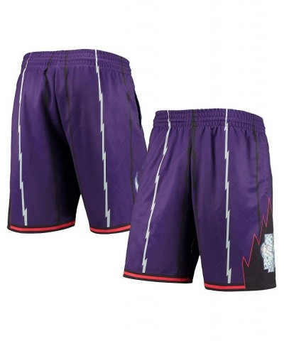 Men's Purple Toronto Raptors 1998 Hardwood Classics 75th Anniversary Swingman Shorts $54.60 Shorts