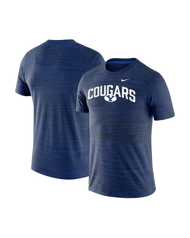 Men's Royal BYU Cougars Velocity Team Issue Performance T-shirt $23.00 T-Shirts