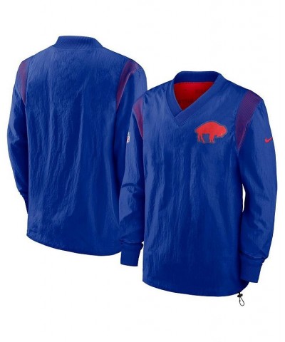 Men's Royal Buffalo Bills Sideline Team ID Reversible Pullover Windshirt $40.30 Jackets