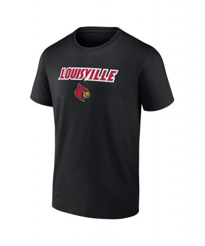 Men's Branded Black Louisville Cardinals Game Day 2-Hit T-shirt $17.20 T-Shirts