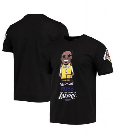 Men's Russell Westbrook Black Los Angeles Lakers Caricature T-shirt $28.55 T-Shirts