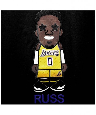 Men's Russell Westbrook Black Los Angeles Lakers Caricature T-shirt $28.55 T-Shirts