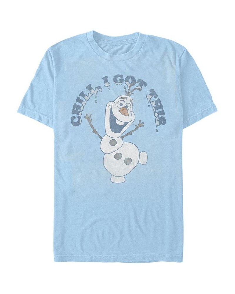 Men's Chillin Short Sleeve Crew T-shirt Blue $17.15 T-Shirts