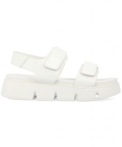 Women's Maely Lug Platform Sandals White $42.75 Shoes