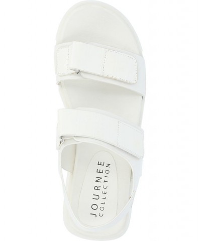 Women's Maely Lug Platform Sandals White $42.75 Shoes