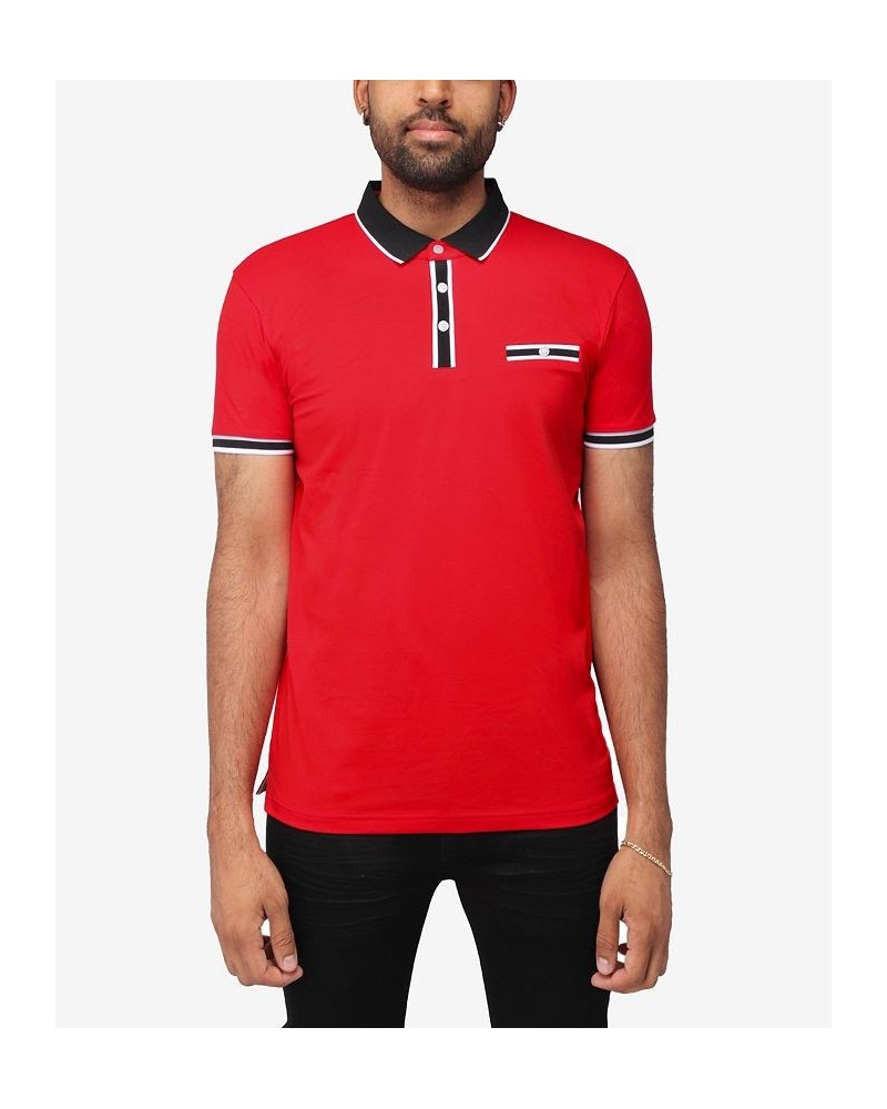 Men's Comfort Tipped Polo Shirt PD08 $20.58 Polo Shirts