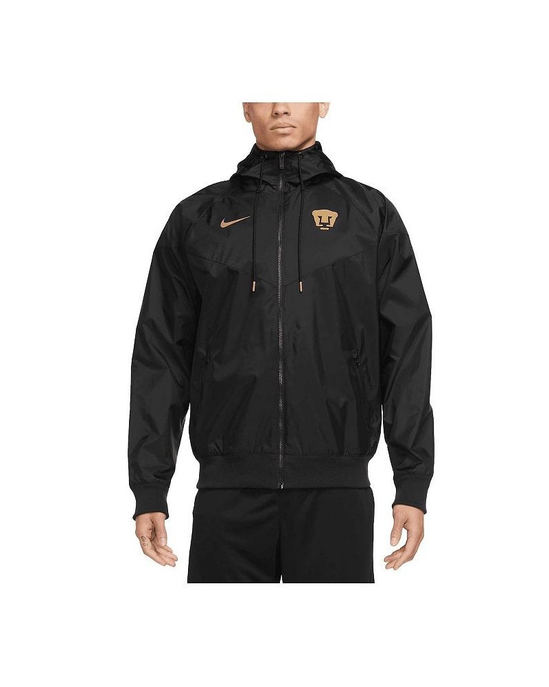 Men's Black Pumas Windrunner Raglan Full-Zip Jacket $44.85 Jackets